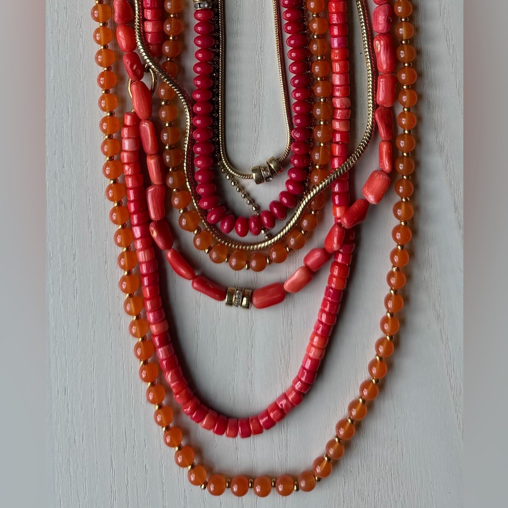 Diane Von Furstenberg multistrand beaded necklace